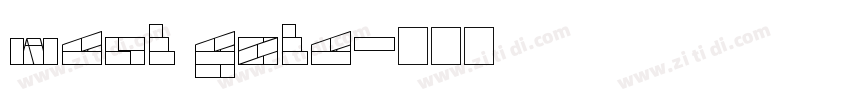 west gate字体转换